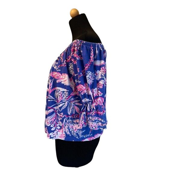 Lilly Pulitzer Channing Top in Wild Within XS - Picture 10 of 11